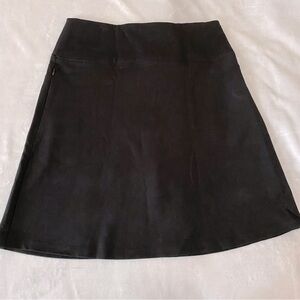 Betabrand Ponte black skirt/skort